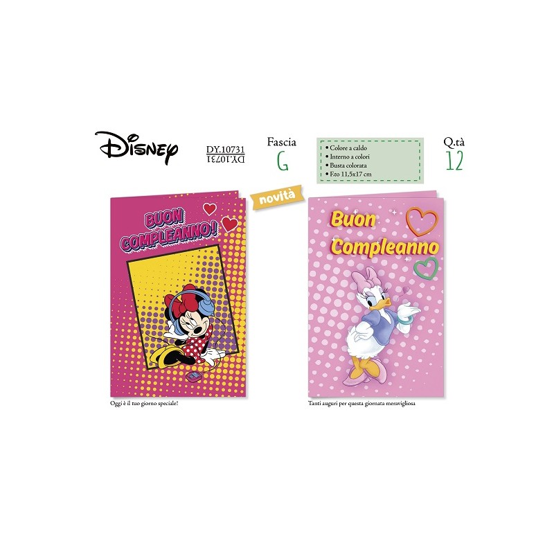 Biglietti Disney Minni e Paperina DY 10731