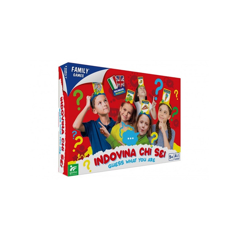 GIOCO INDOVINA CHI SONO? C/50 CARTE BILINGUA