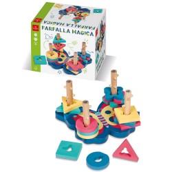 GIOCO LEGNO FARFALLA MAGICA