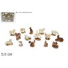 ANIMALI PRESEPE PICC. 15PZ IN PVC