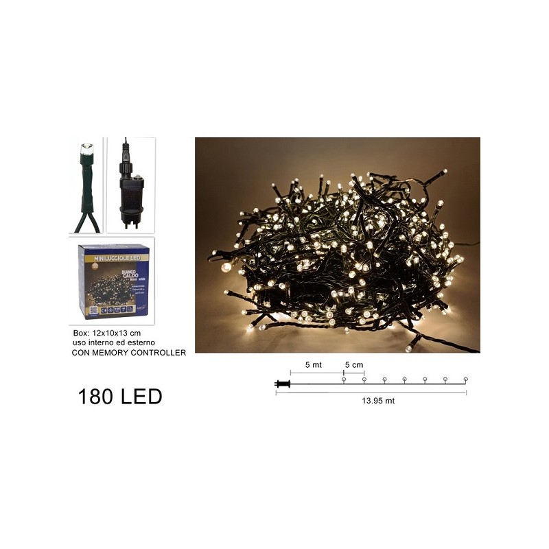 MINI LUCCIOLE INT/EST 180LED BIANCO CALDO