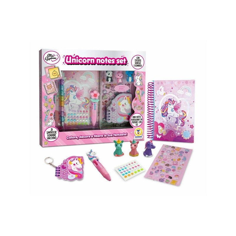 MISS SIGNORINA - SET CREATIVO C/DIARIO, STICKER