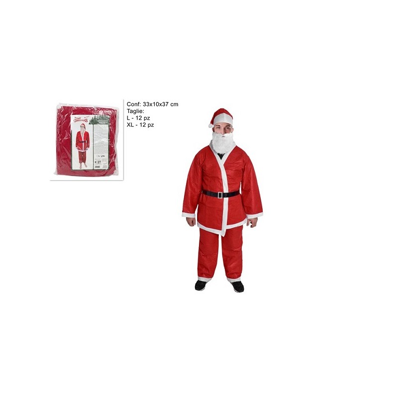 VESTITO BABBO NATALE ADULTI