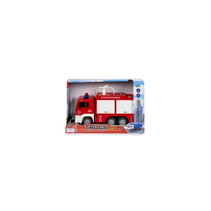 CAMION POMPIRE LANCIA 1:16 LUCI SUONI