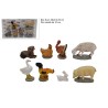 ANIMALI 8PZ NATIVITA' CM.10 PVC
