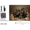 MINILUCCIOLE 240LED BIANCO CALDO
